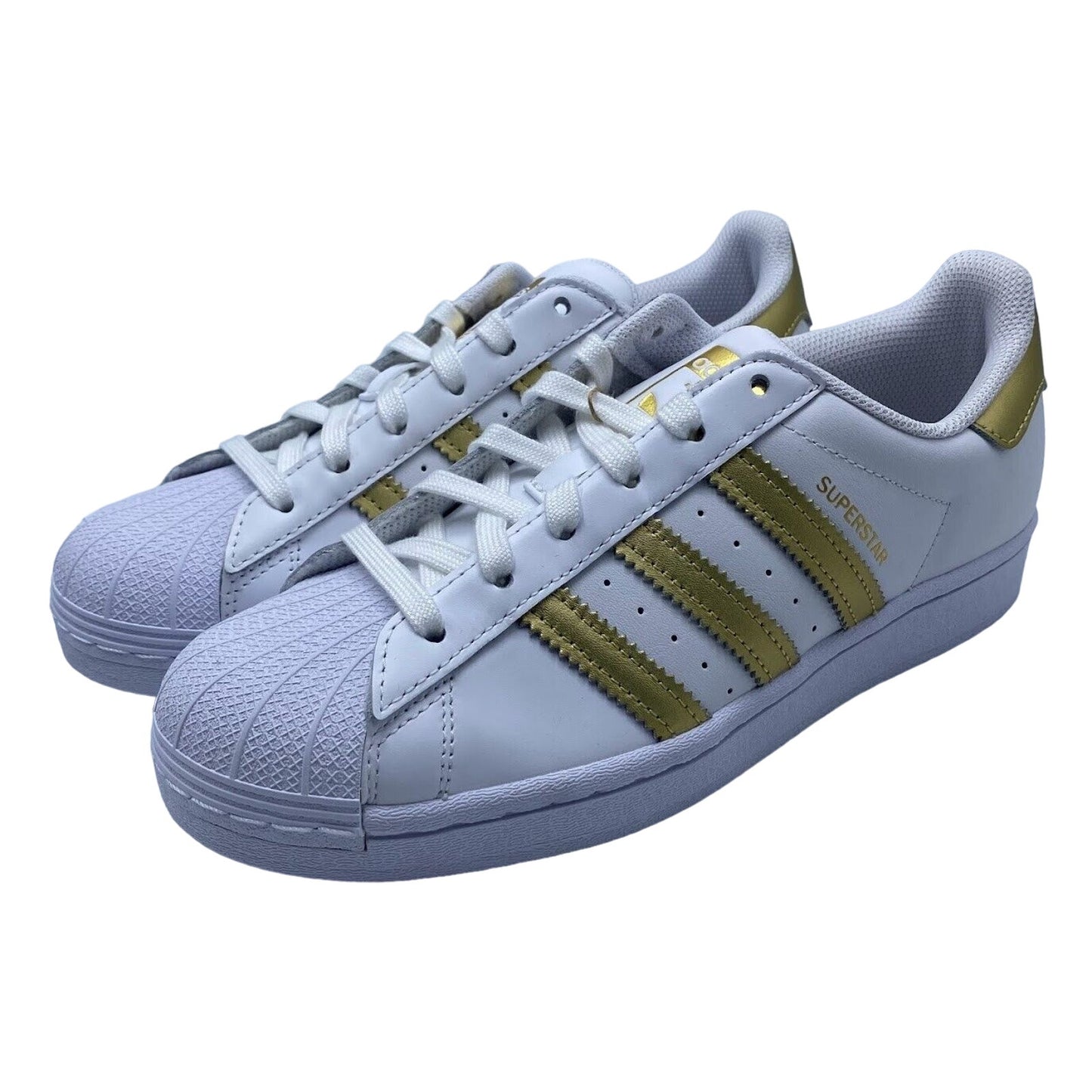 Adidas Superstar White Metallic Gold FX7483 NEW