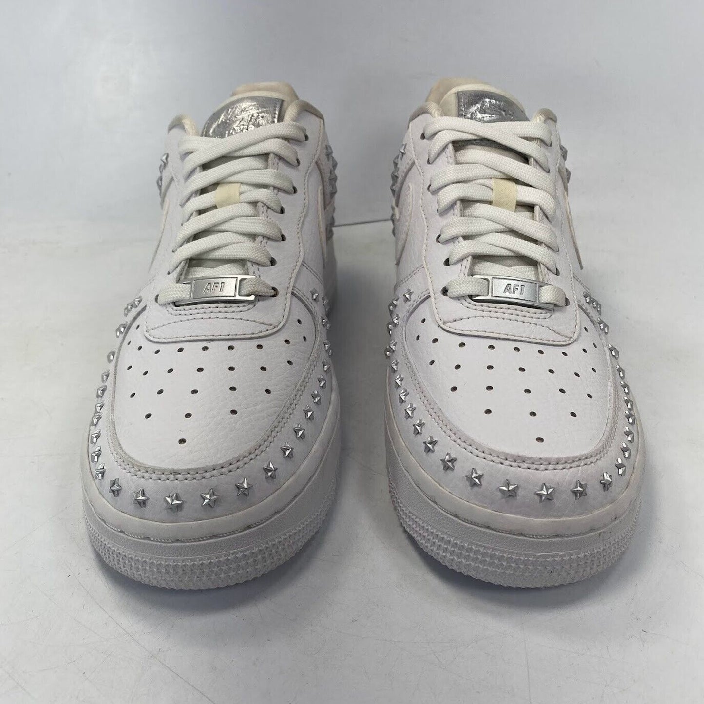 Nike Air Force 1 '07 XX White Studded AR0639-100 NEW NO LID