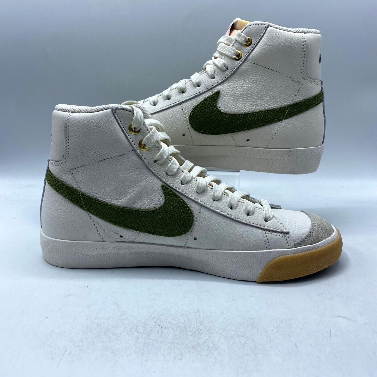 Nike Blazer Mid '77 VNTG Snakeskin White Green DC1706-100 NEW NO LID