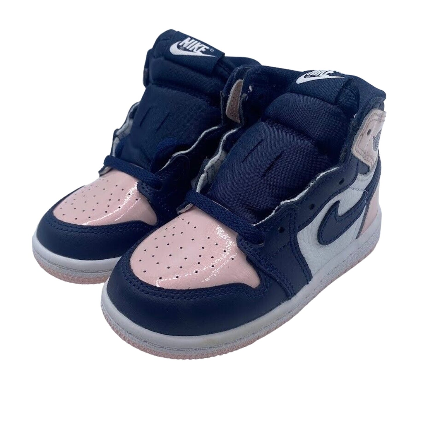 Nike Air Jordan 1 High OG (TD) Atmosphere Pink Blue CU0450-641 NEW