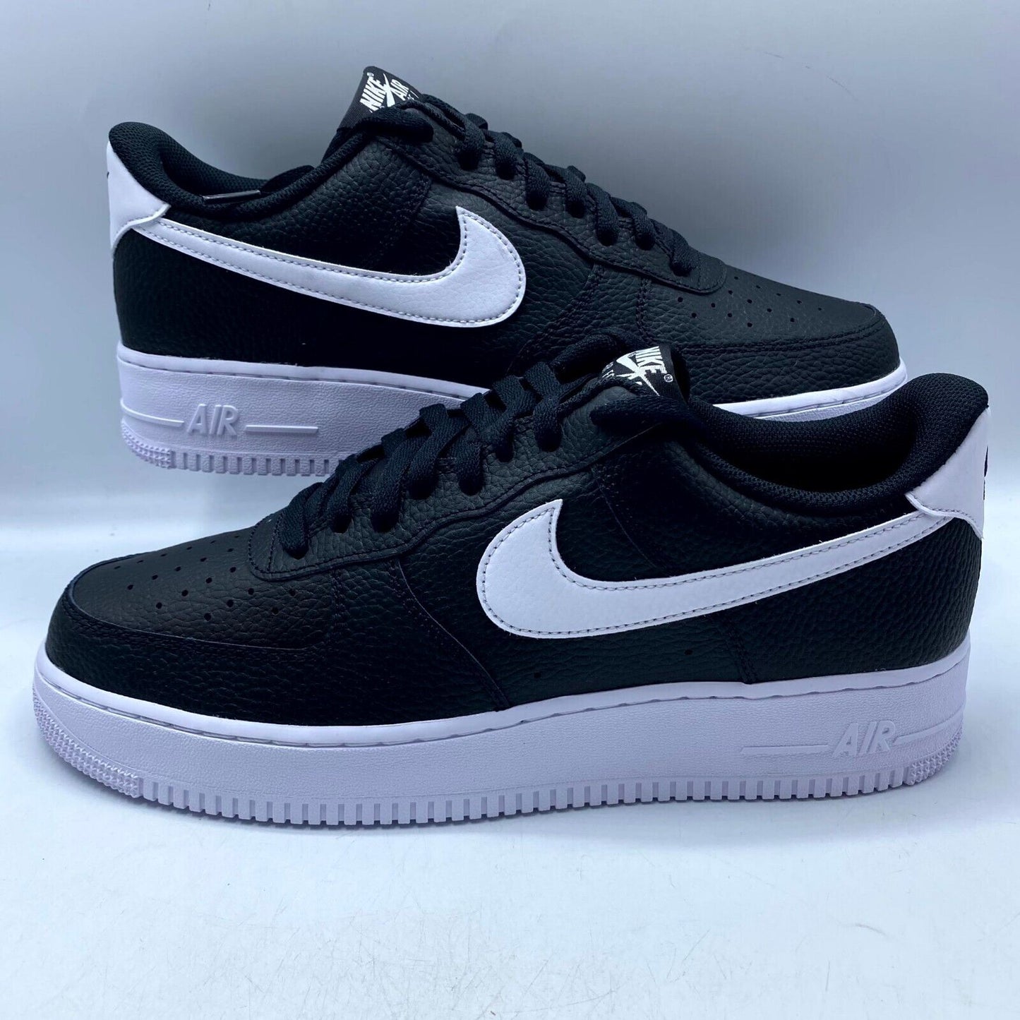 Nike Air Force 1 '07 CT2302-002 Black White Pebbled NEW