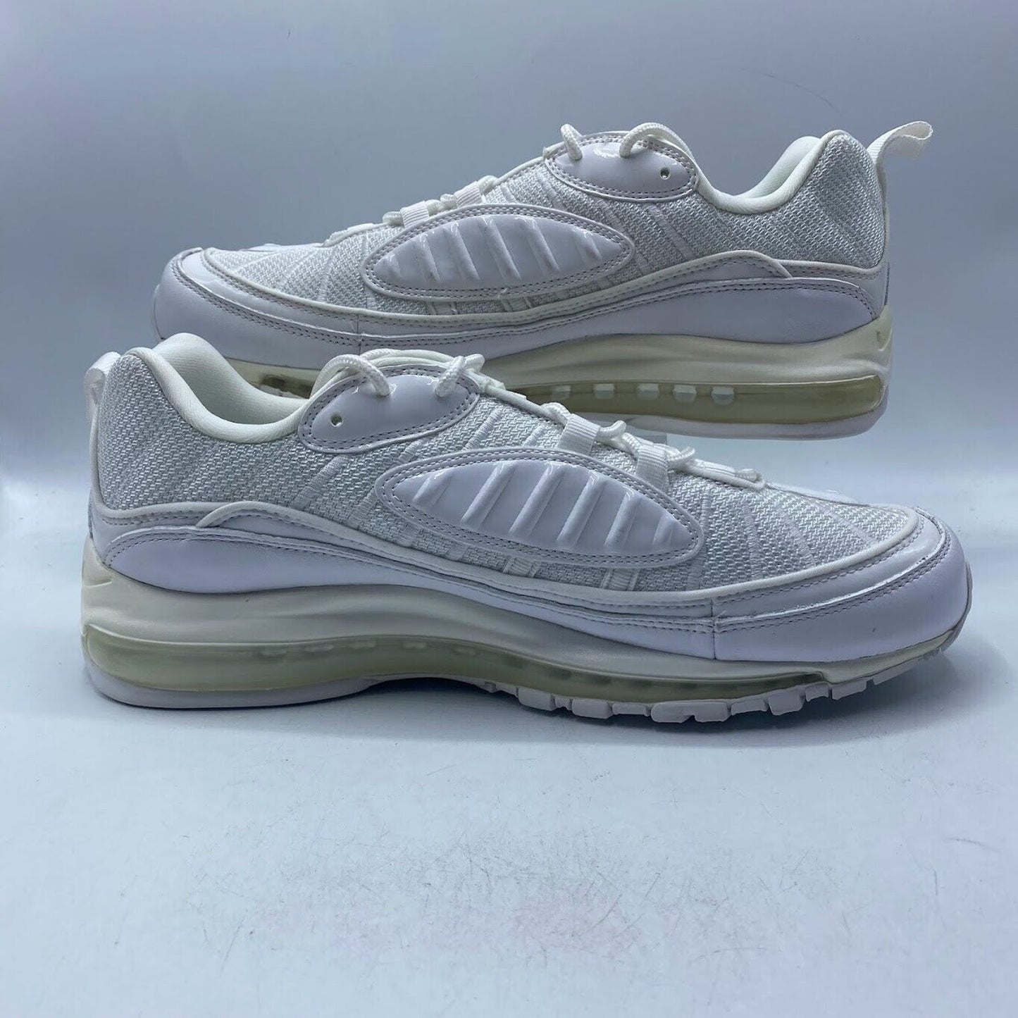 Nike Air Max 98 White Platinum 640744-106 NEW NO LID