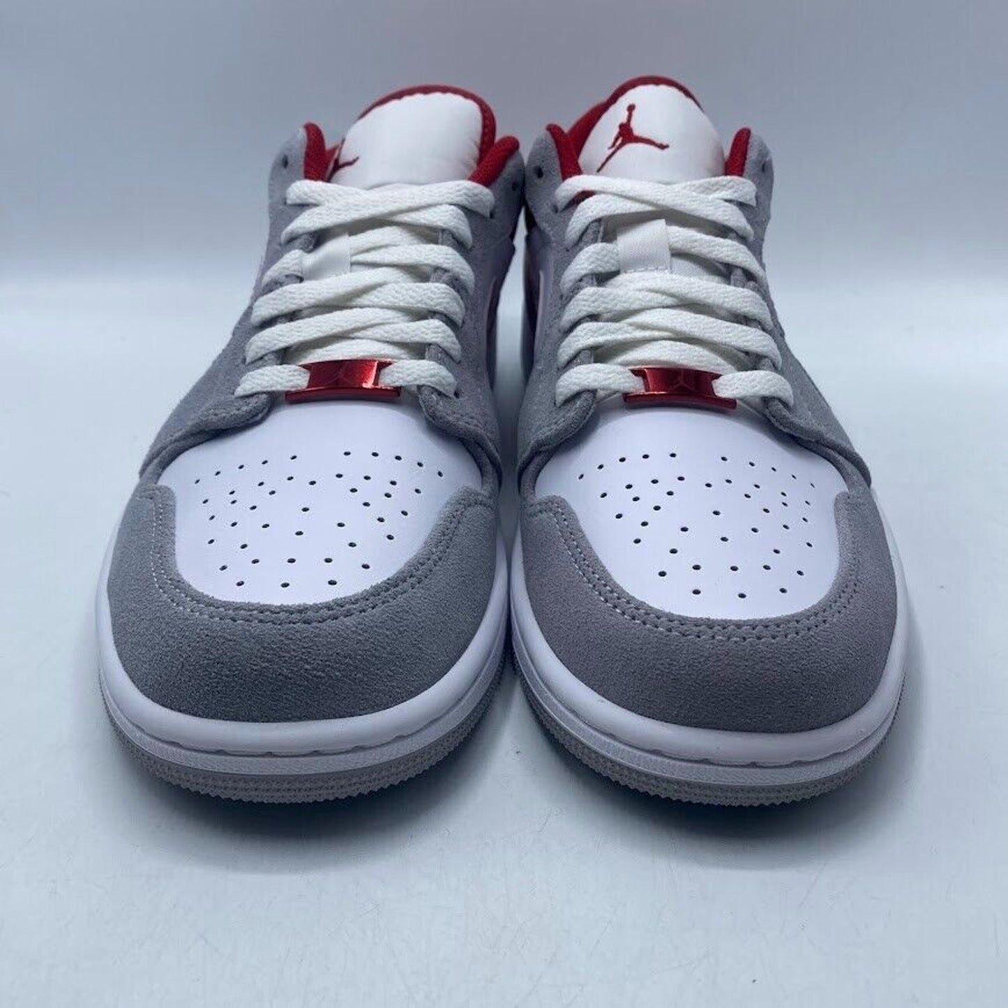 Nike Air Jordan 1 Low SE Light Smoke Grey Gym Red DC6991-016 NEW