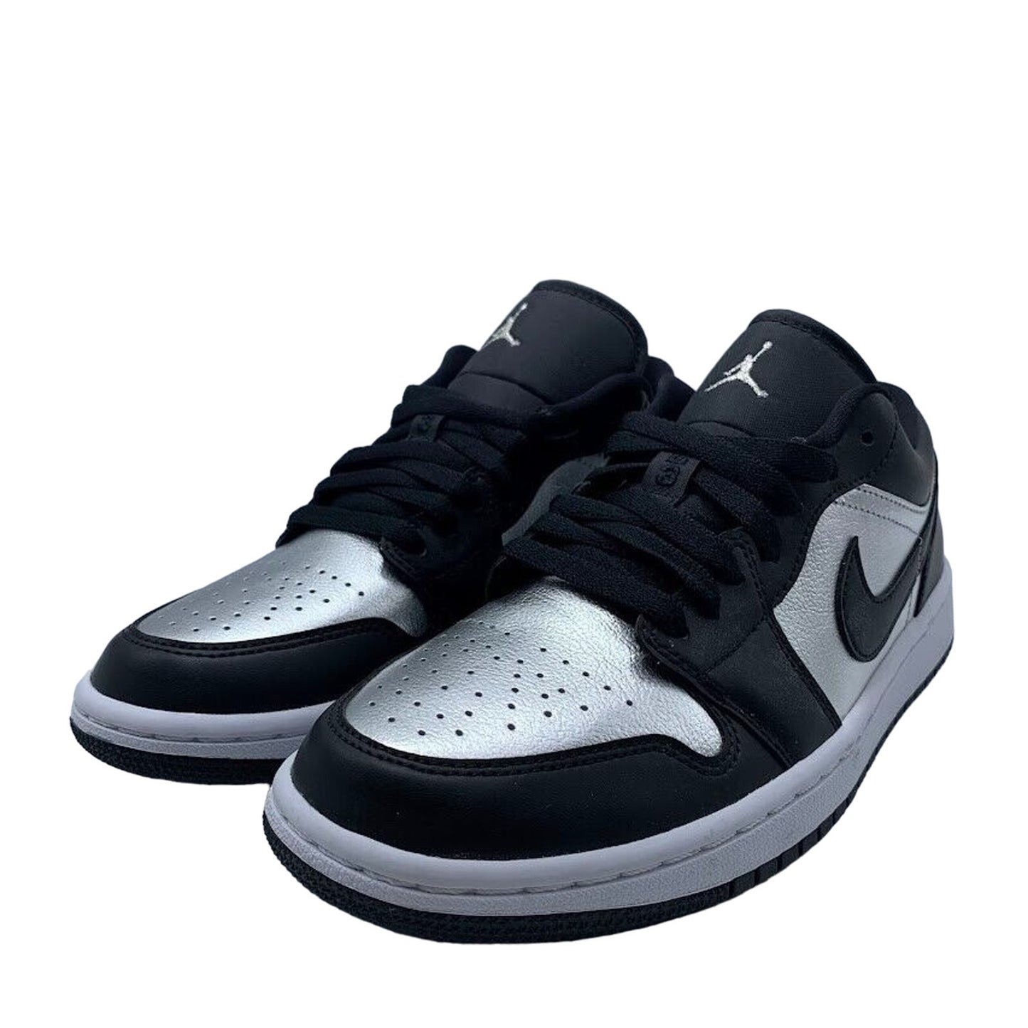 Nike Air Jordan 1 Low SE Black Metallic Silver DA5551-001 NEW