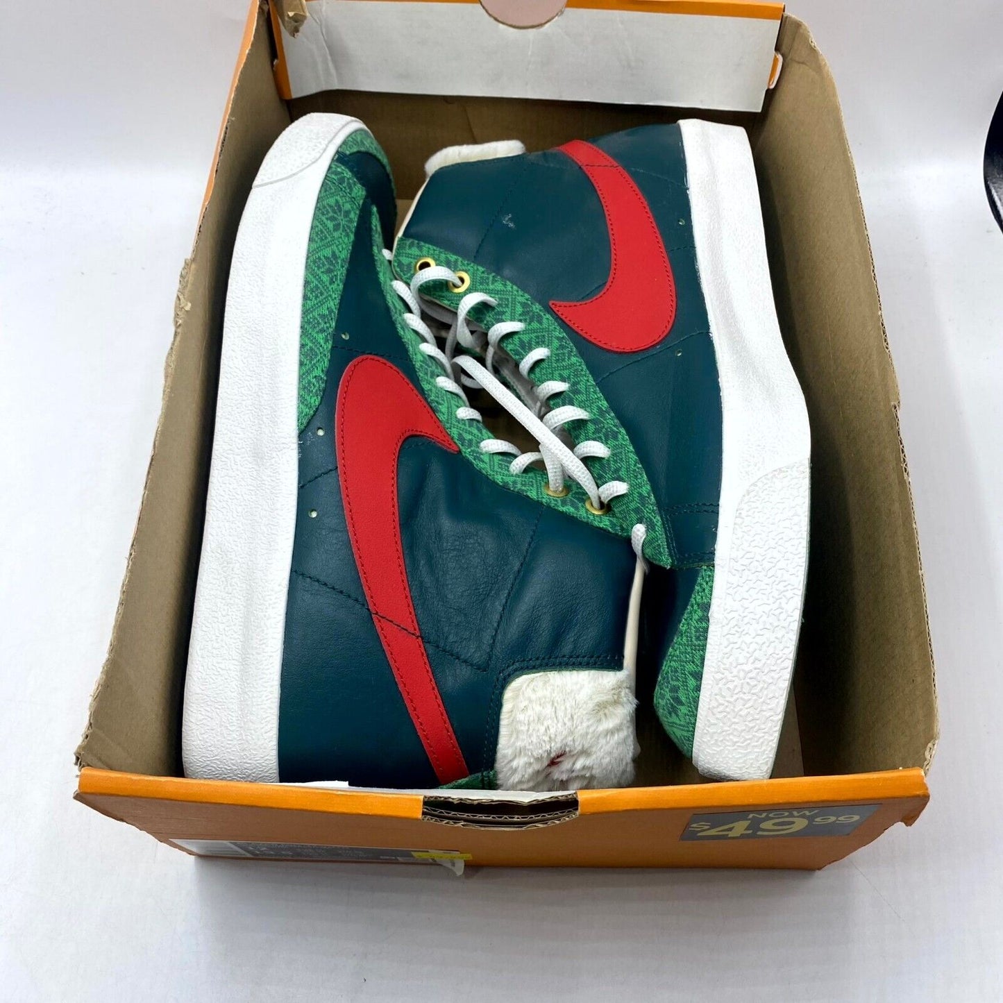 Nike Blazer Mid '77 Vintage Nordic Christmas DC1619-300 NEW NO LID