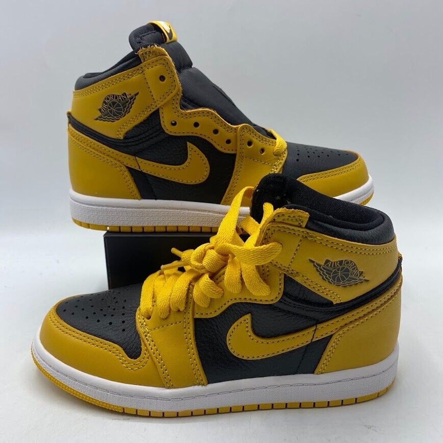 Nike Air Jordan 1 High (PS) Pollen Black Yellow AQ2664-701 NEW