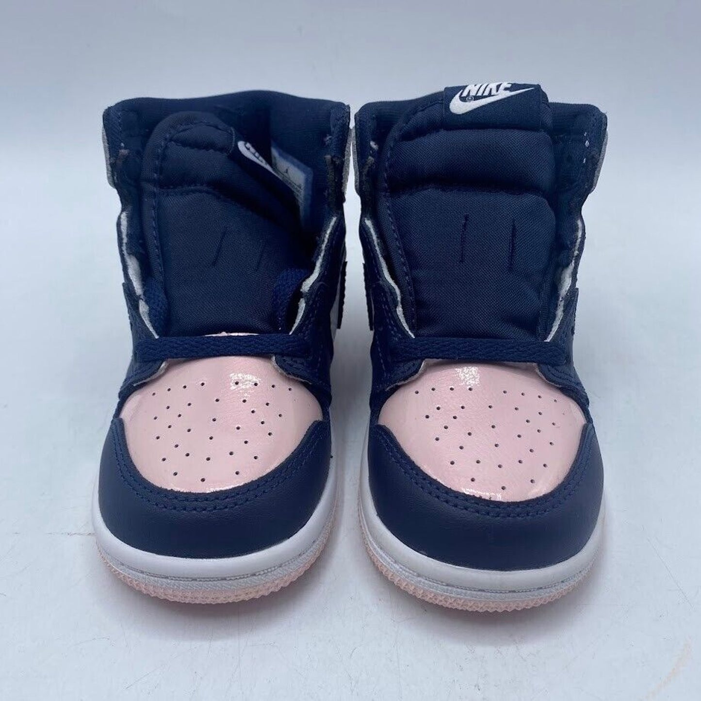 Nike Air Jordan 1 High OG (TD) Atmosphere Pink Blue CU0450-641 NEW