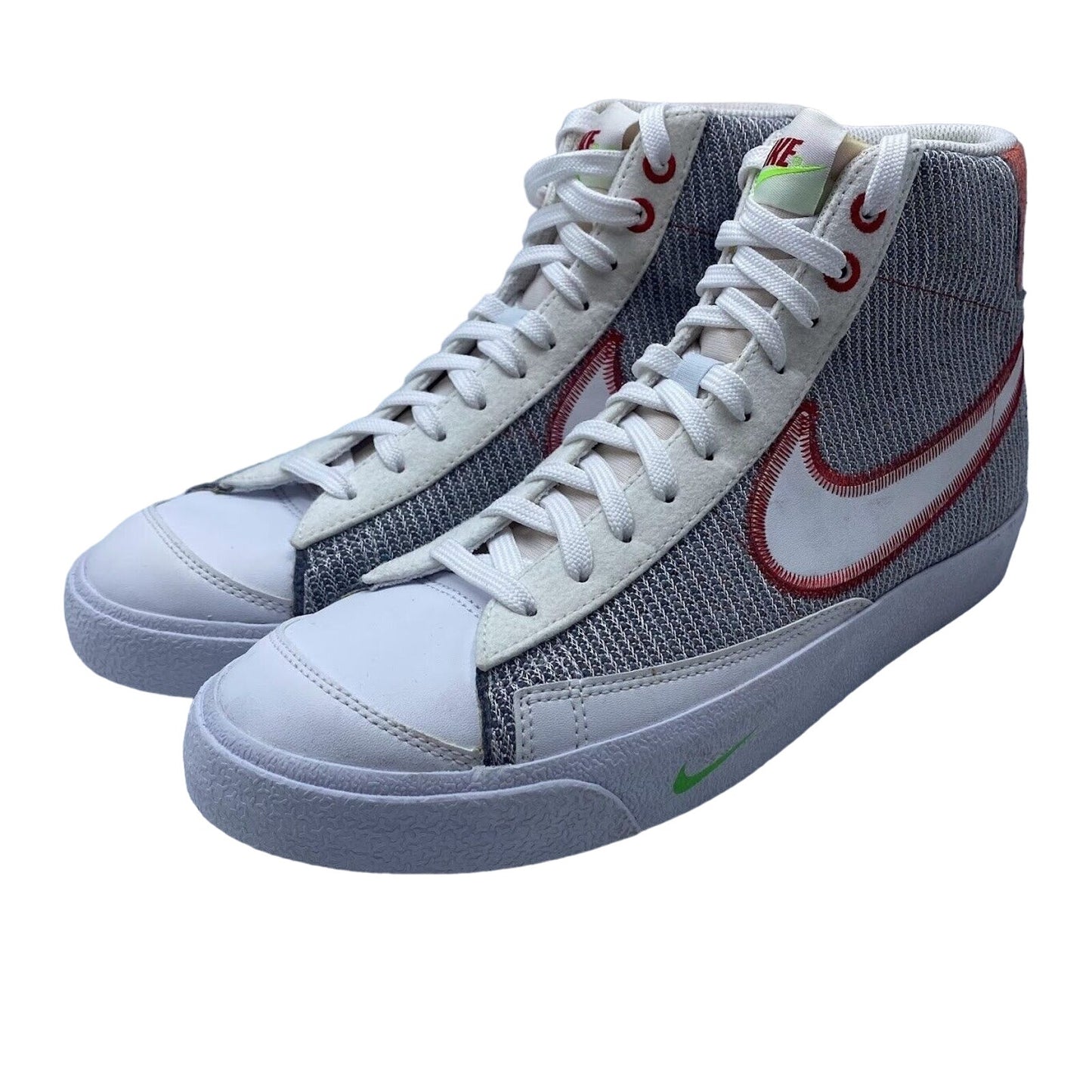 Nike Blazer Mid '77 Grey White Red CW5838-022 NEW NO LID