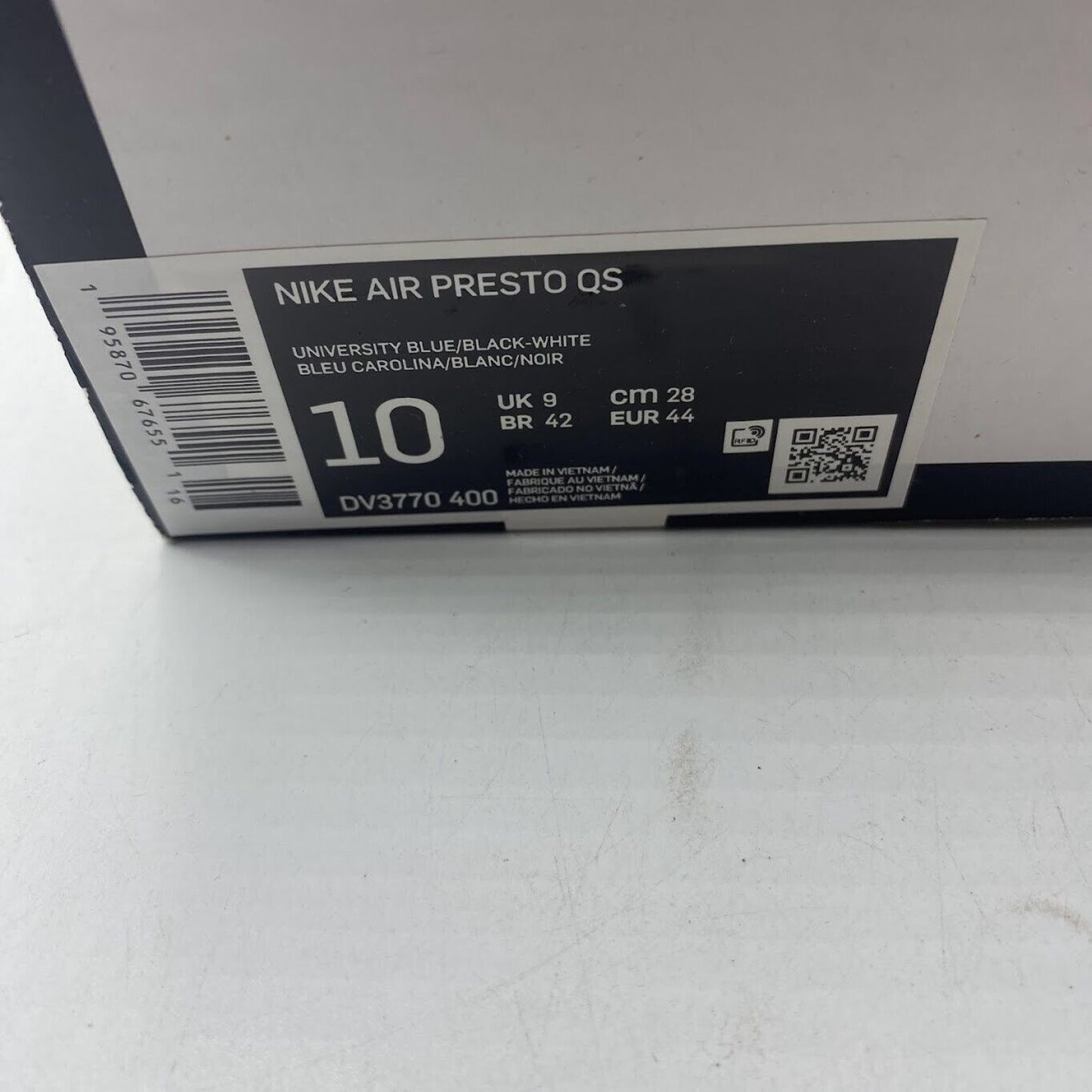 Nike Air Presto QS Hello Kitty DV3770-400 NEW NO LID