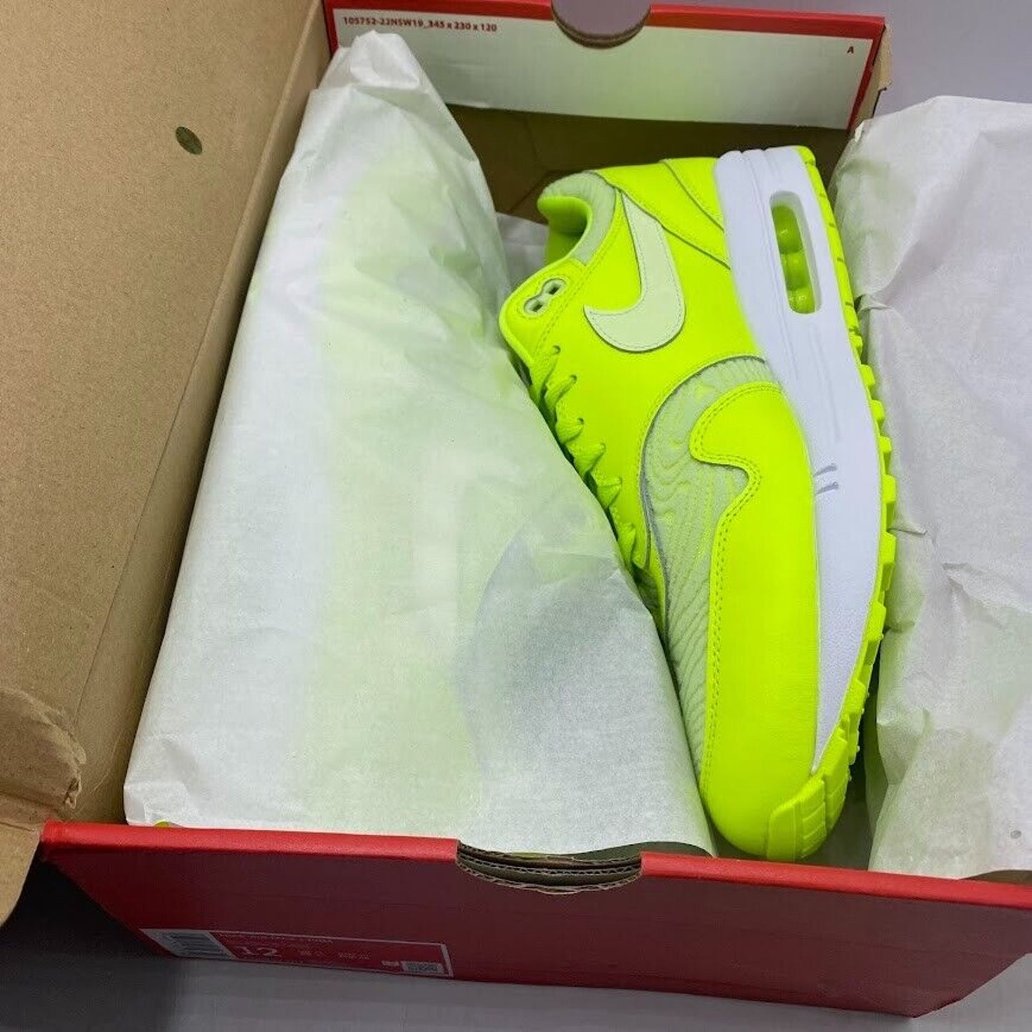 Nike Air Max 1 PRM Topography Volt FN6832-702 NEW