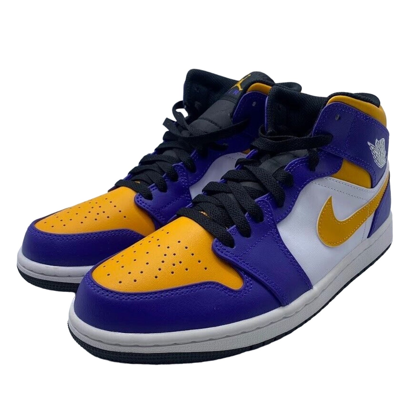 Nike Air Jordan 1 Mid Lakers Purple Yellow DQ8426-517 NEW