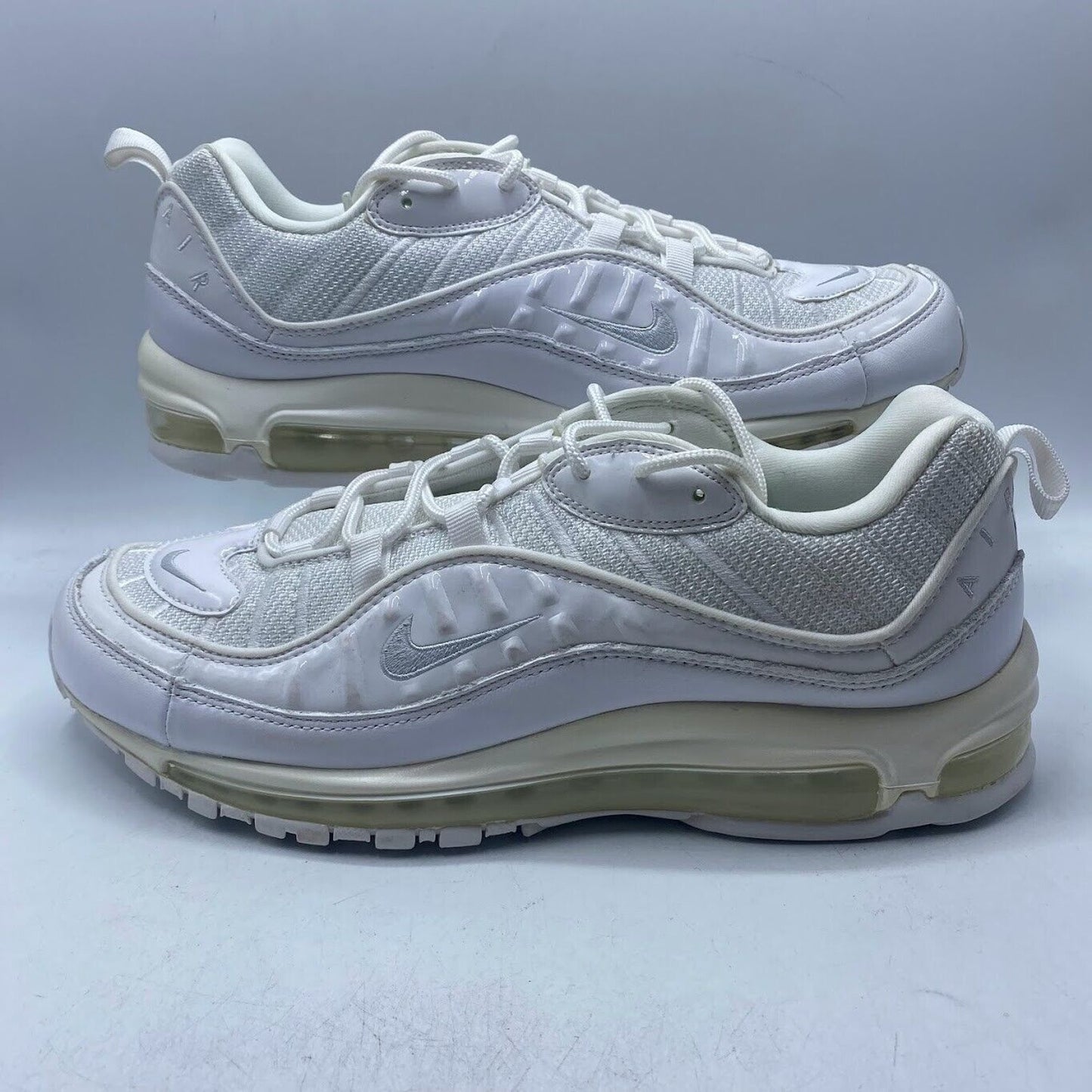 Nike Air Max 98 White Platinum 640744-106 NEW NO LID