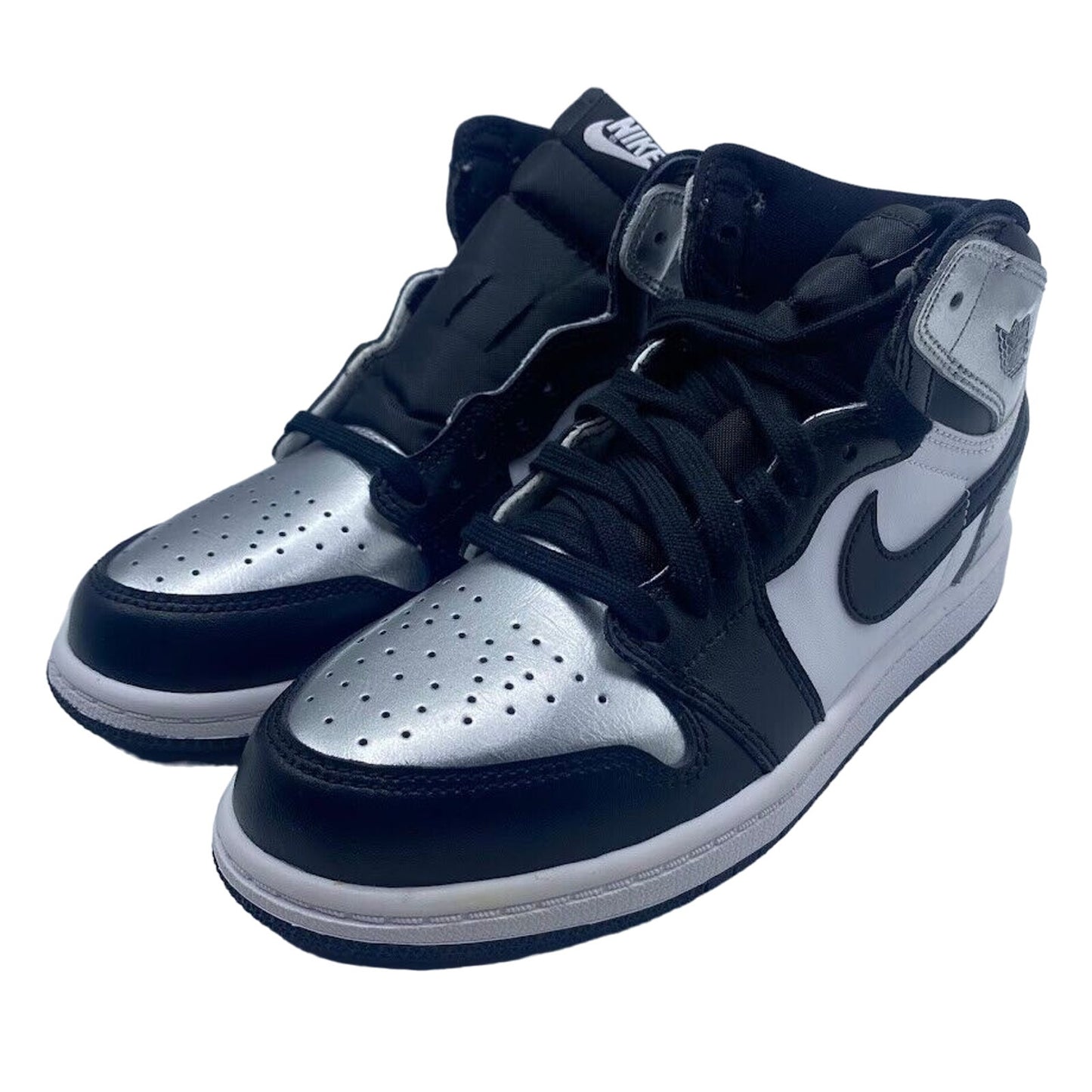 Nike Air Jordan 1 High OG (PS) Silver Toe Black CU0449-001 NEW