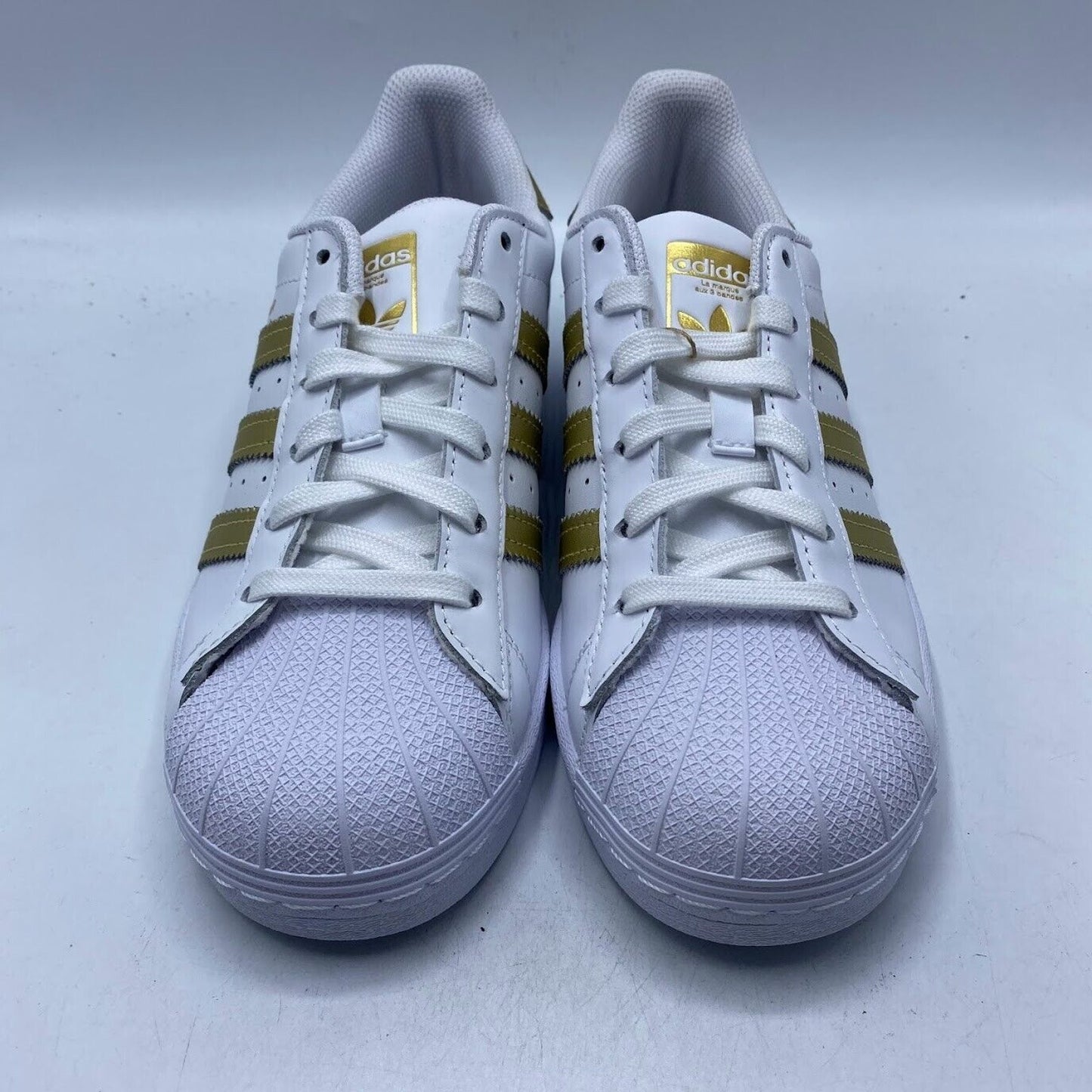 Adidas Superstar White Metallic Gold FX7483 NEW