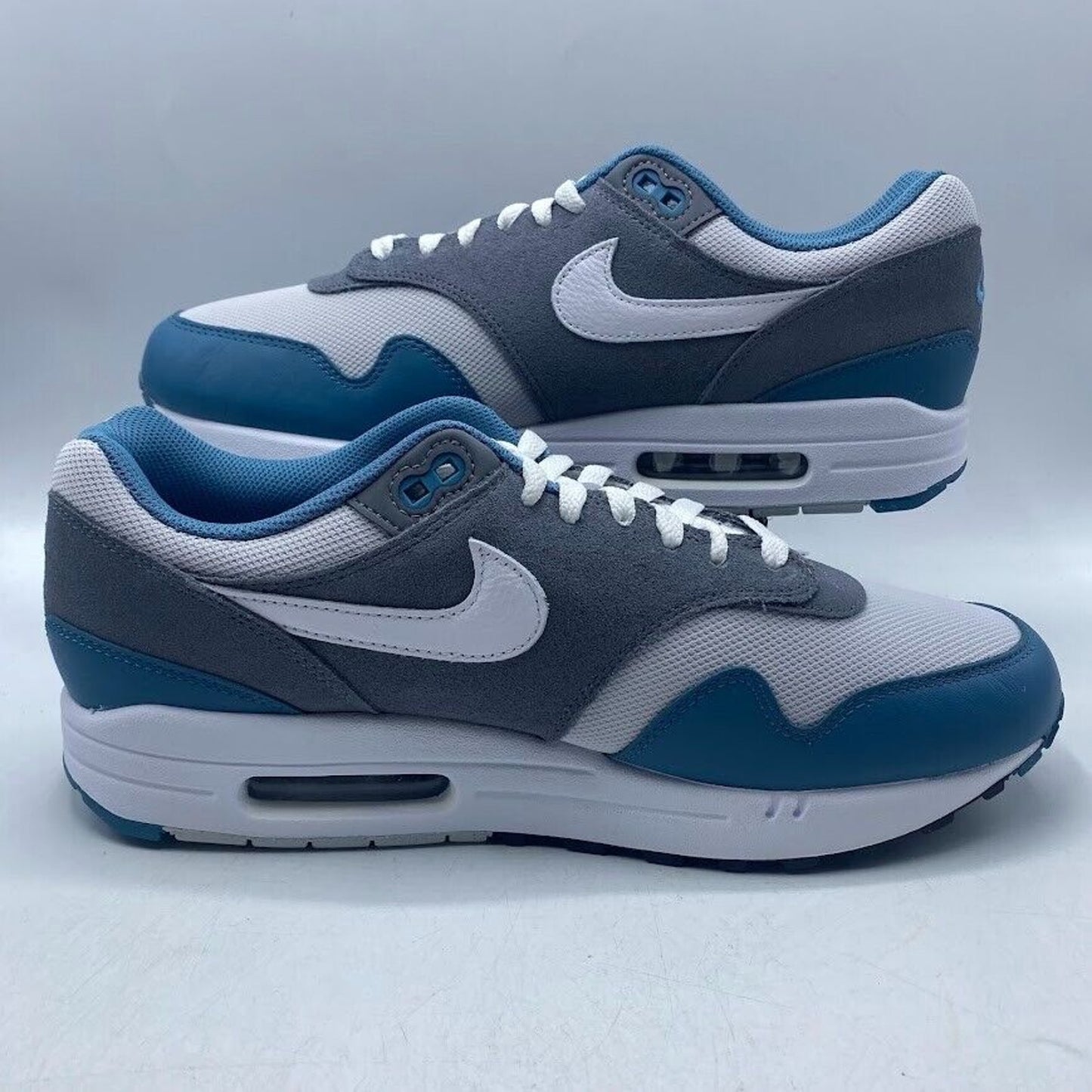 Nike Air Max 1 SC Noise Aqua Blue Gray FB9660-001 NEW