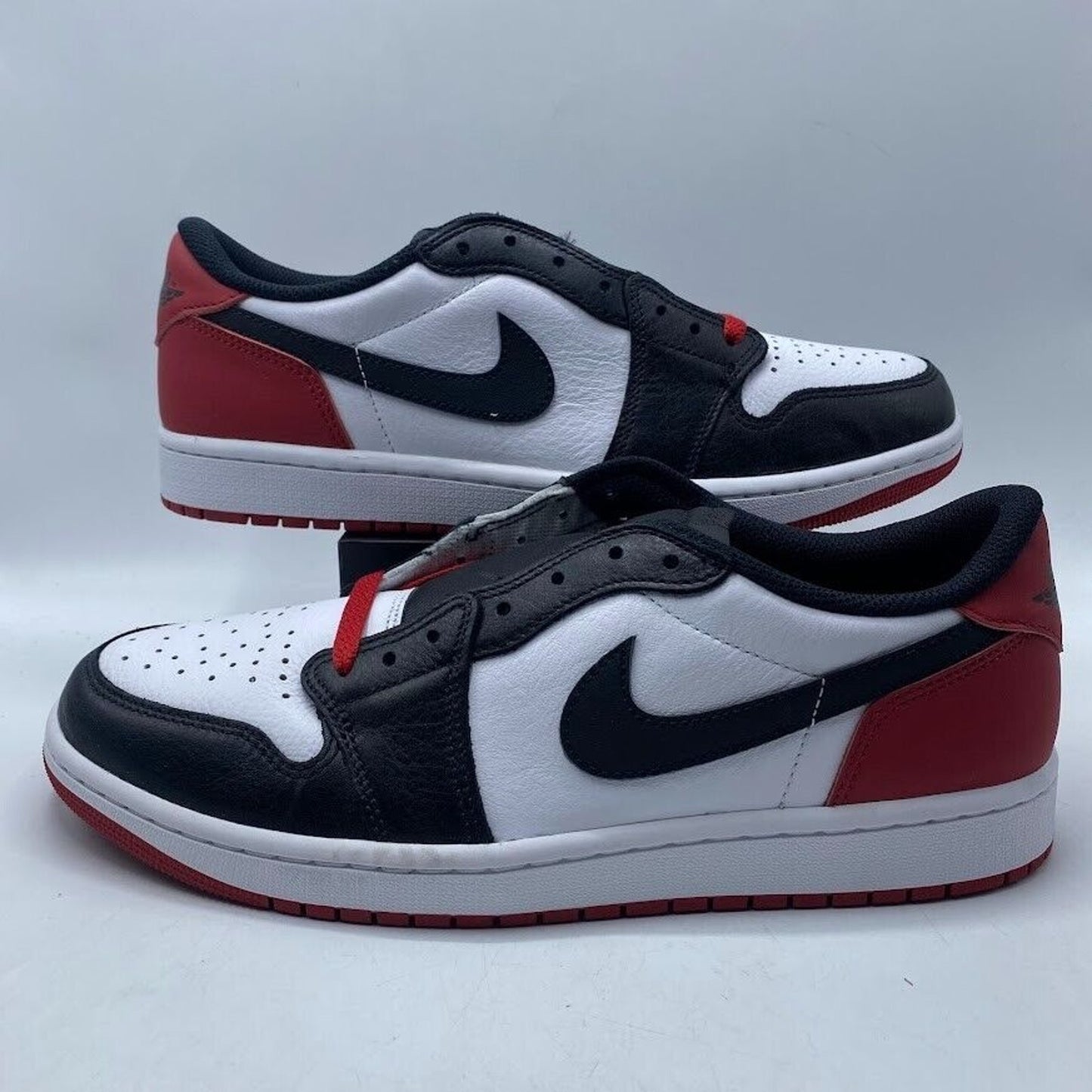 Nike Air Jordan 1 Low OG Black Toe Red White CZ0790-106 NEW