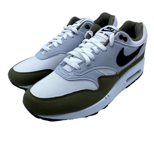 Nike Air Max 1 Sneaker White Black Olive FD9082-102 NEW