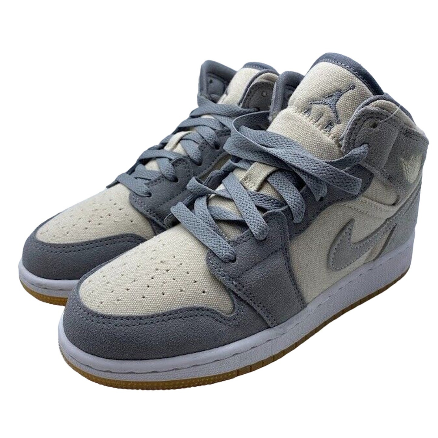 Nike Air Jordan 1 Mid SE (GS) Coconut Milk DN4346-100 NEW NO LID