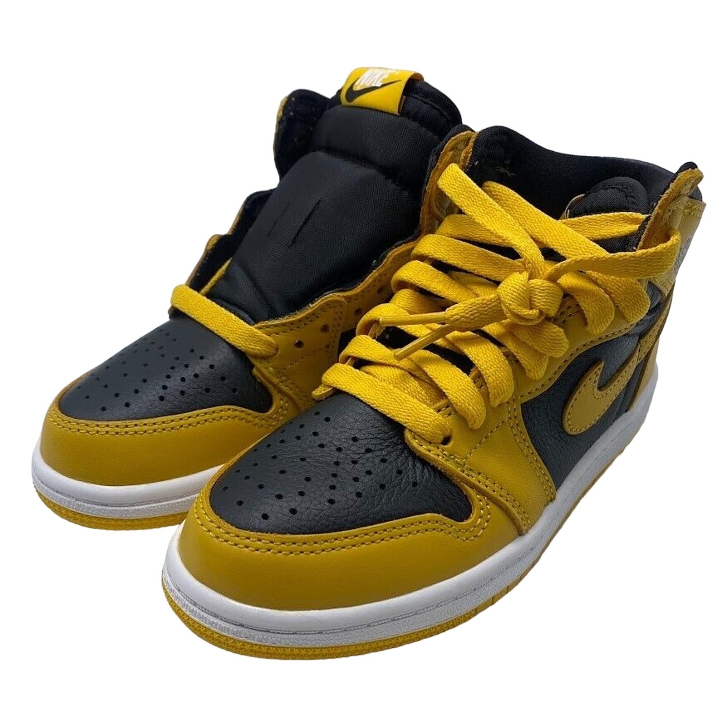 Nike Air Jordan 1 High (PS) Pollen Black Yellow AQ2664-701 NEW