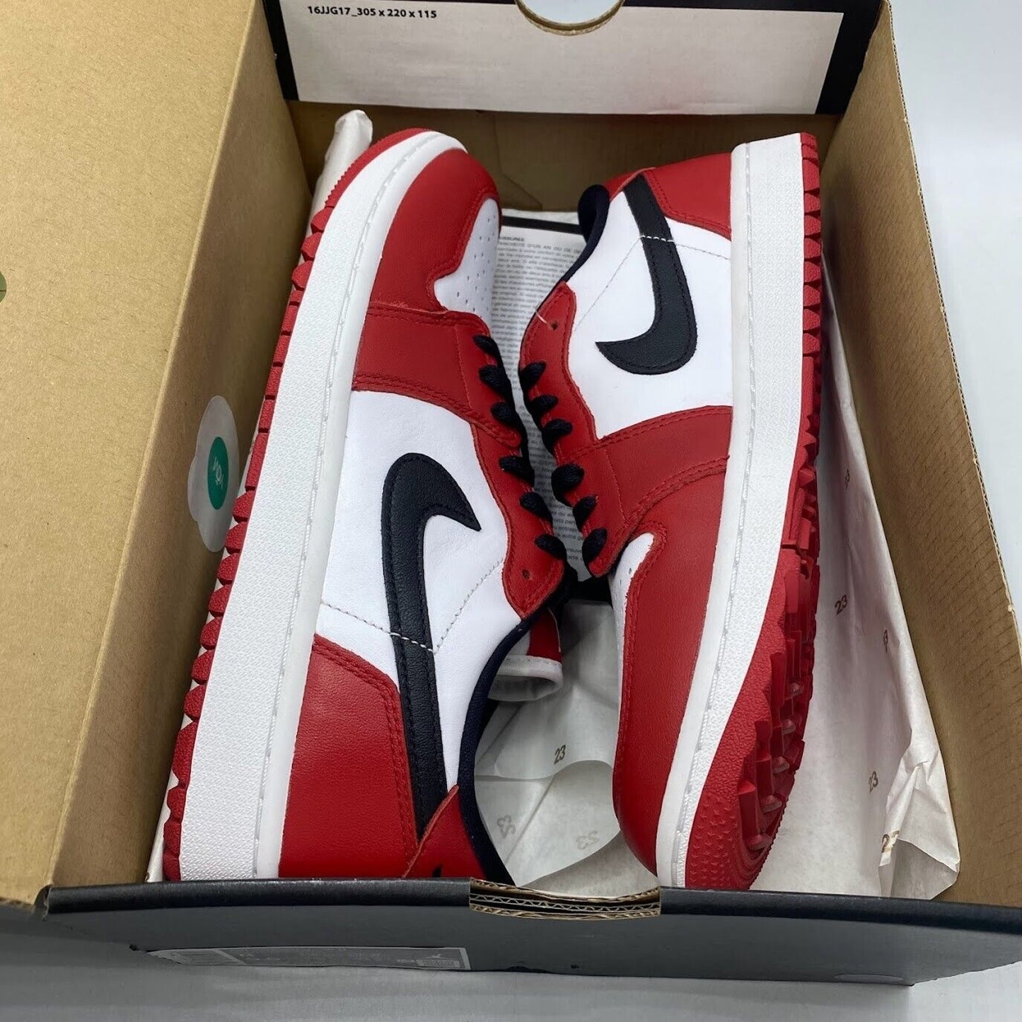 Nike Air Jordan 1 Low Golf Chicago DD9315-600 NEW