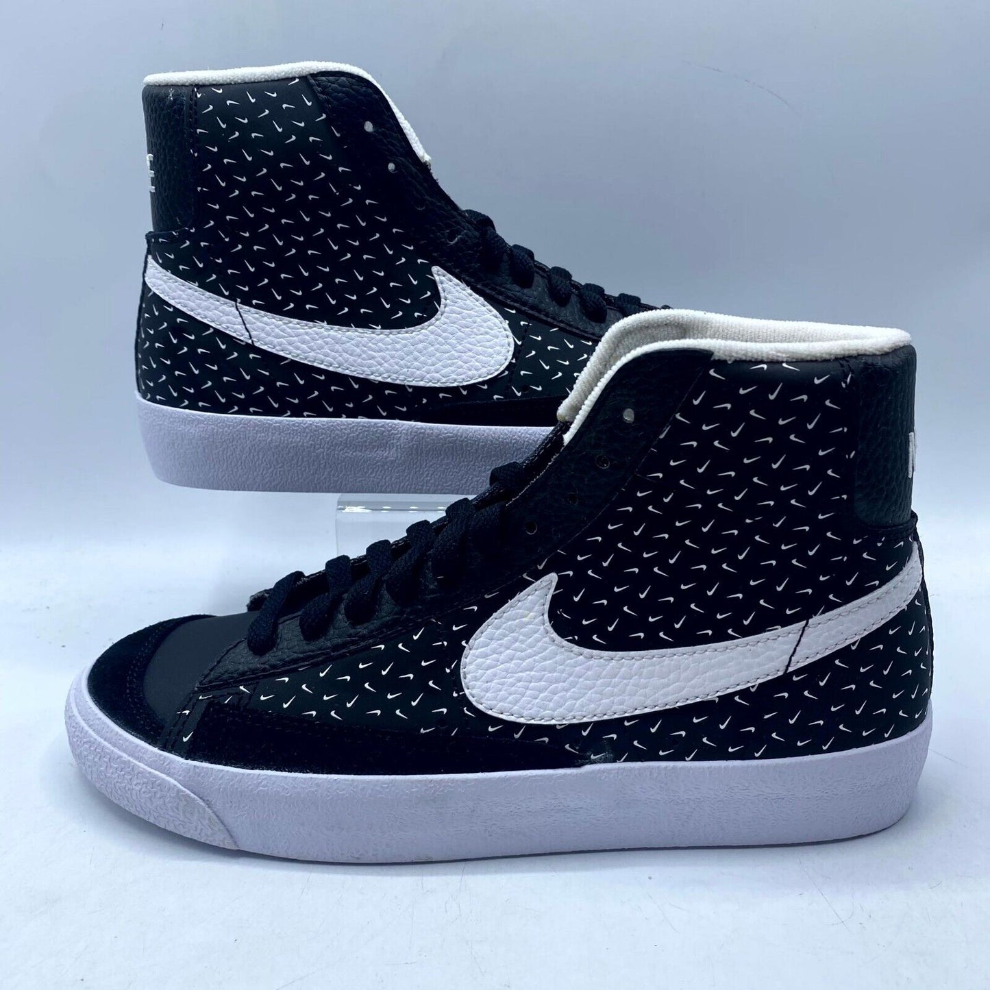 Nike Blazer Mid '77 (GS) Polka Swoosh Black White DC9197-001 NEW NO LID