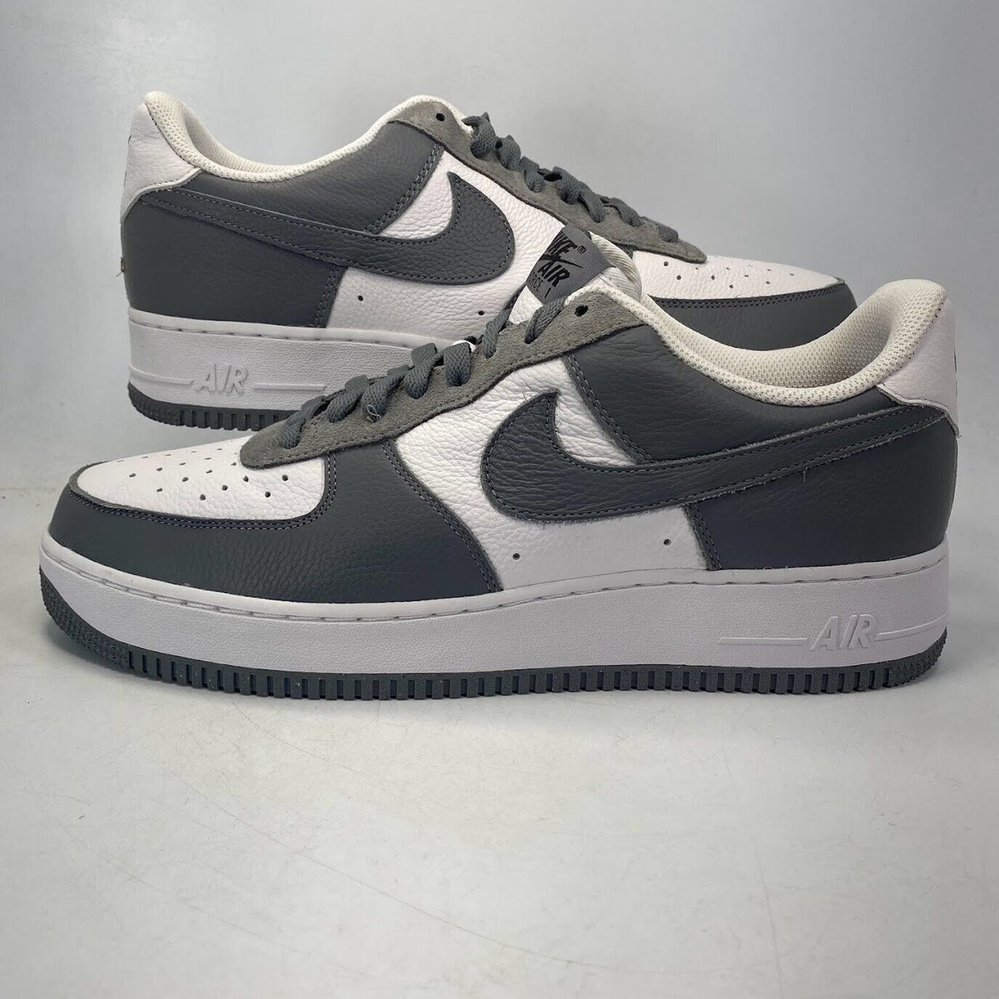 Nike Air Force 1 Grey White Size 12 DN4162 By You NEW