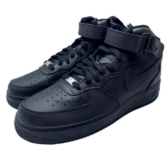 Nike Air Force 1 Mid '07 Triple Black 315123-001 NEW NO LID