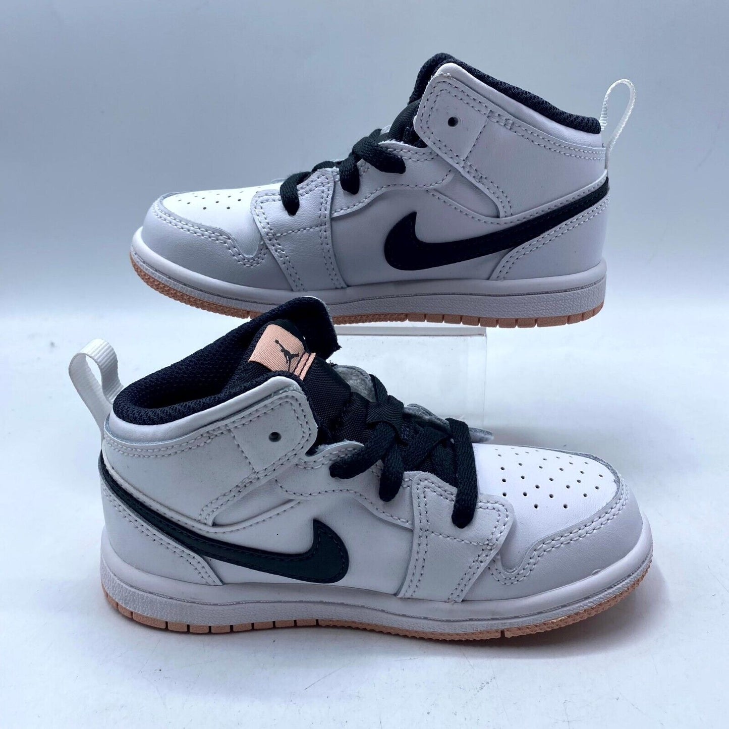 Nike Air Jordan 1 Mid (TD) White Arctic Orange 640735-180 NEW NO LID