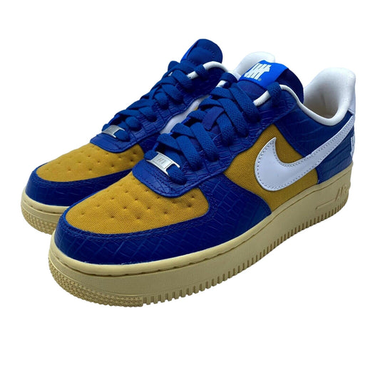 Undefeated x Nike Air Force 1 Low SP On It Blue Yellow Croc DM8462-400 NEW