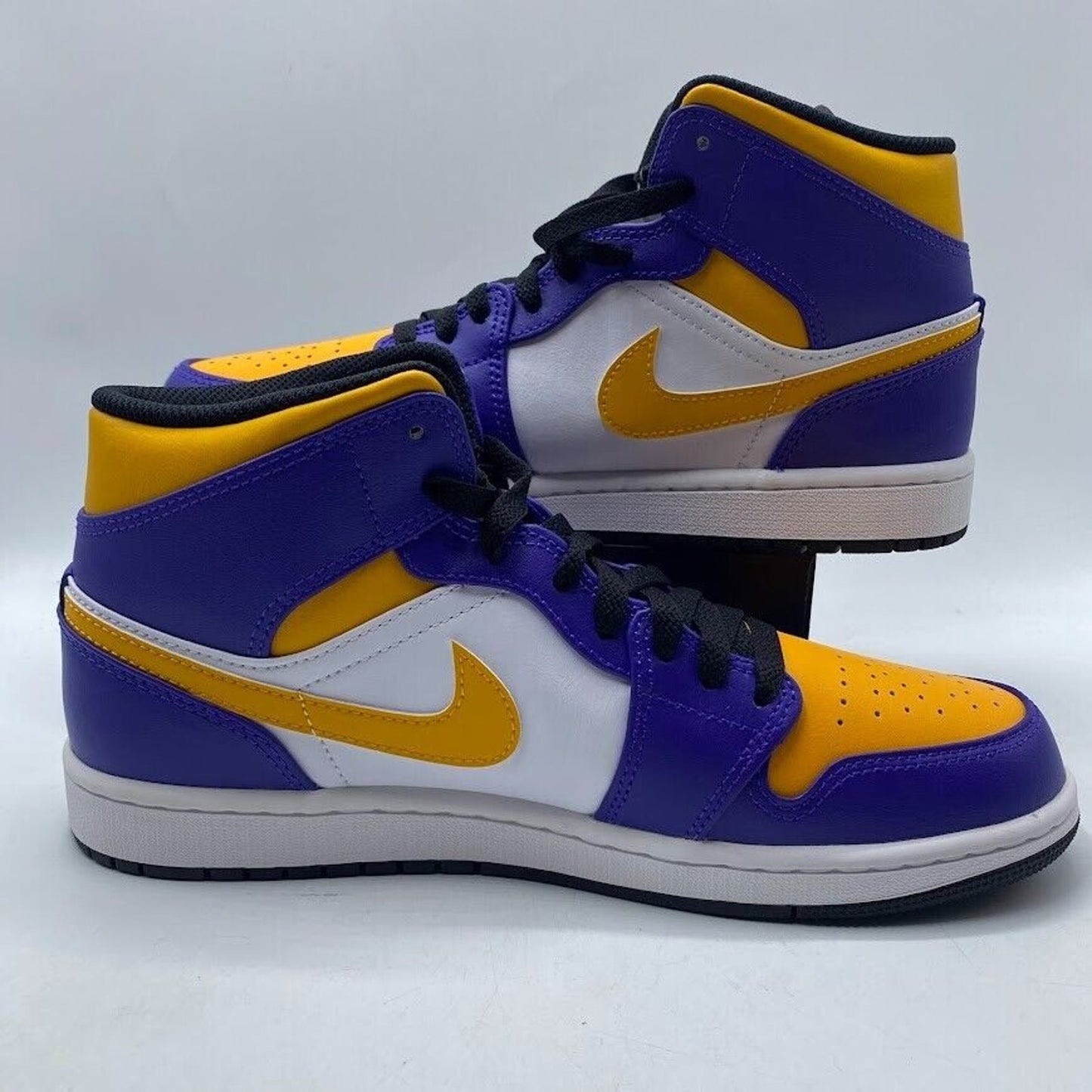 Nike Air Jordan 1 Mid Lakers Purple Yellow DQ8426-517 NEW