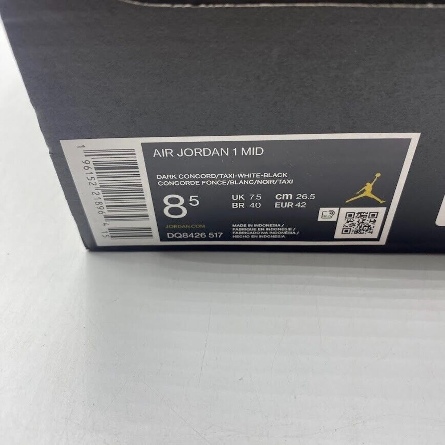 Nike Air Jordan 1 Mid Lakers Purple Yellow DQ8426-517 NEW