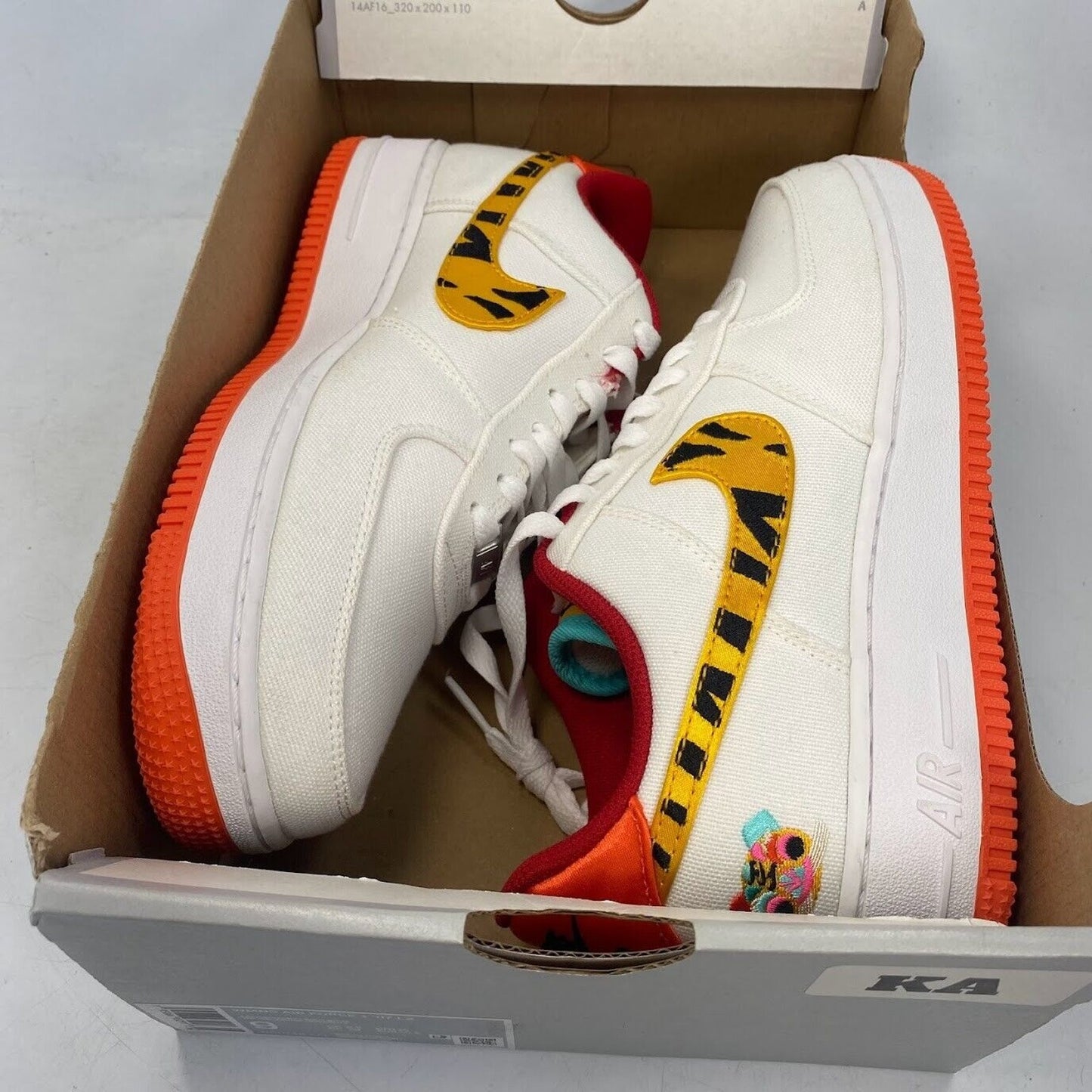 Nike Air Force 1 '07 LX Year Of The Tiger DR0148-171 NEW NO LID