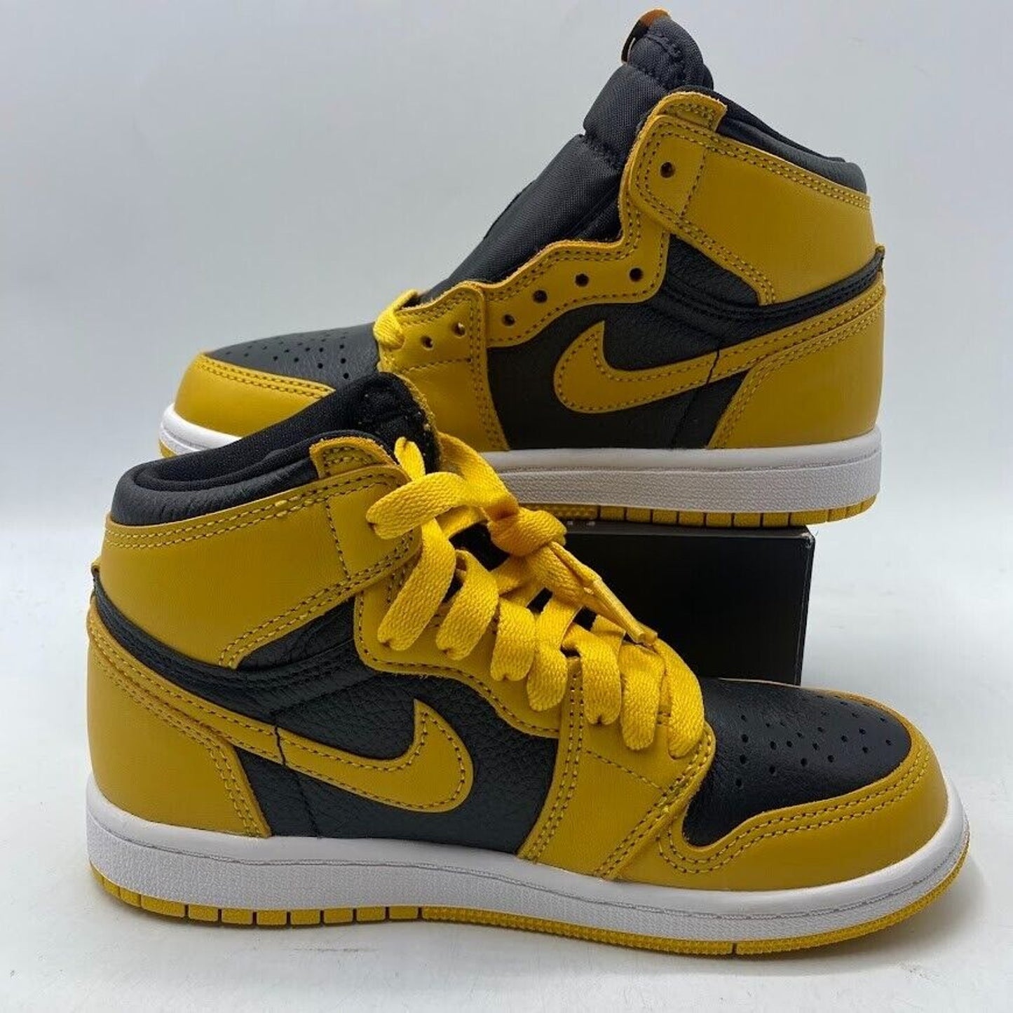 Nike Air Jordan 1 High (PS) Pollen Black Yellow AQ2664-701 NEW